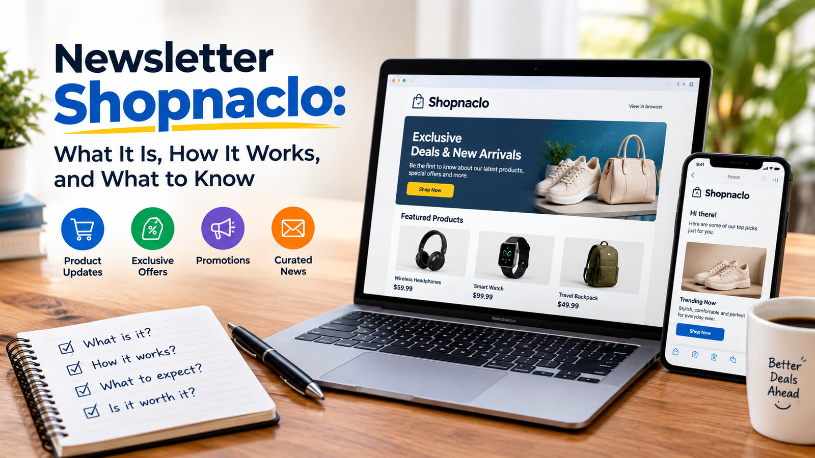 Newsletter Shopnaclo